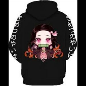 Demon Slayer Nezuko Kamado Anime Cosplay Hoodie